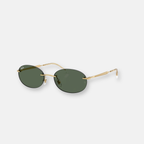 Ray-Ban RB3767 003/87 occhiali da sole Artista oro lenti verde scuro