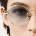 Eyepetizer EMPIRE C.4-25 Oro con Lenti Verde Sfumato 48 | Occhiali da Sole Glasant