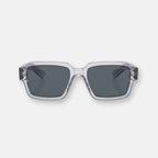 Prada PR 02ZS crystal grey sunglasses with crystal lenses