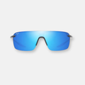 Maui Jim Palulu occhiali da sole nero opaco lenti Blue Hawaii