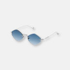 Eyepetizer EMPIR C.1-26 Argento con Lenti Blu Sfumato 48 | Occhiali da Sole Glasant