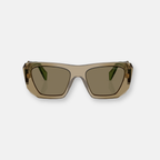 Prada Symbole PR B18S occhiali da sole terra lenti marrone chiaro