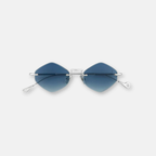 Eyepetizer EMPIR C.1-26 Argento con Lenti Blu Sfumato 48 | Occhiali da Sole Glasant