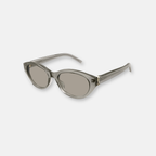 Saint Laurent SL M148 004 Marrone Trasparente con Lenti Grigie | Occhiali da Sole