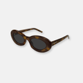 Saint Laurent SL 594 009 Havana con Lenti Grigio | Occhiali da Sole