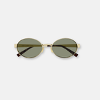 Saint Laurent SL 692 003 Oro con Lenti Verdi | Occhiali da Sole in Metallo