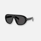 Prada C05S Nero con Lenti Ardesia | Occhiali da Sole Oversize in Acetato
