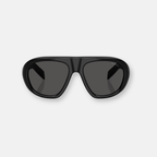 Prada C05S Nero con Lenti Ardesia | Occhiali da Sole Oversize in Acetato