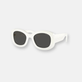 Prada A13S Bianco Talco con Lenti Dark Gray 54 | Occhiali da Sole