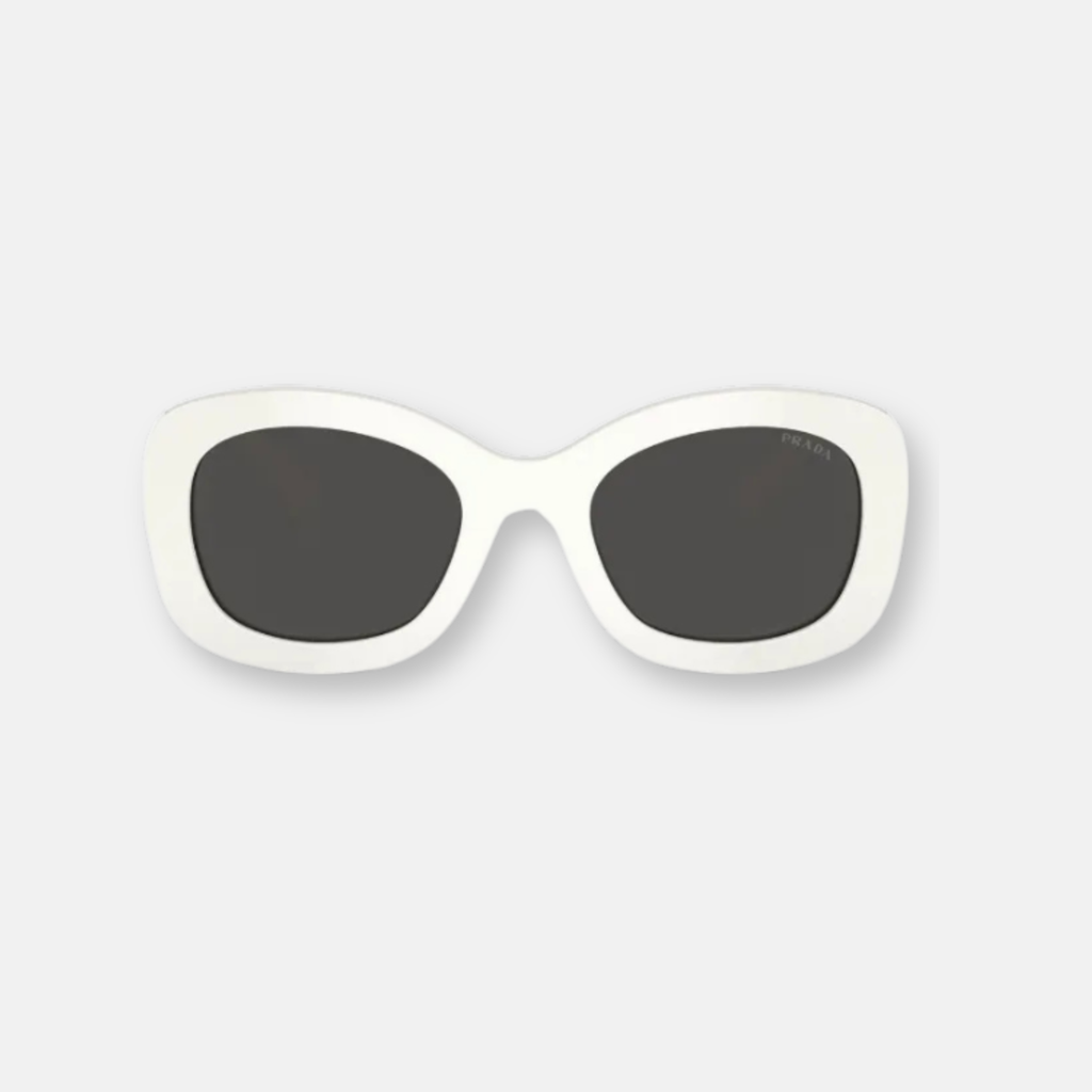 Prada A13S Bianco Talco con Lenti Dark Gray 54 | Occhiali da Sole