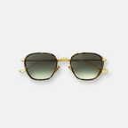 Eyepetizer Honoré sunglasses gold havana with green gradient lenses
