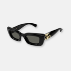 Gucci GG1827S-001 occhiali da sole nero lenti grigio scuro