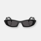Prada PR B16S Symbole occhiali da sole nero lenti grigie scure