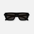 Gucci GG1723S occhiali da sole geometrici neri lenti grigie
