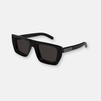 Gucci GG1723S occhiali da sole geometrici neri lenti grigie