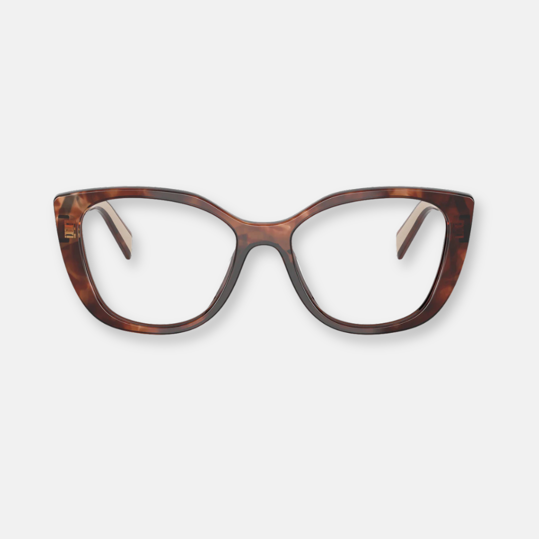 Prada PR B04V 07R1O1 women's caramel havana eyeglasses