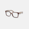 Prada PR B03V 07R1O1 Occhiale da Vista in Acetato Caramello Avana