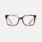 Prada PR B03V 07R1O1 Occhiale da Vista in Acetato Caramello Avana