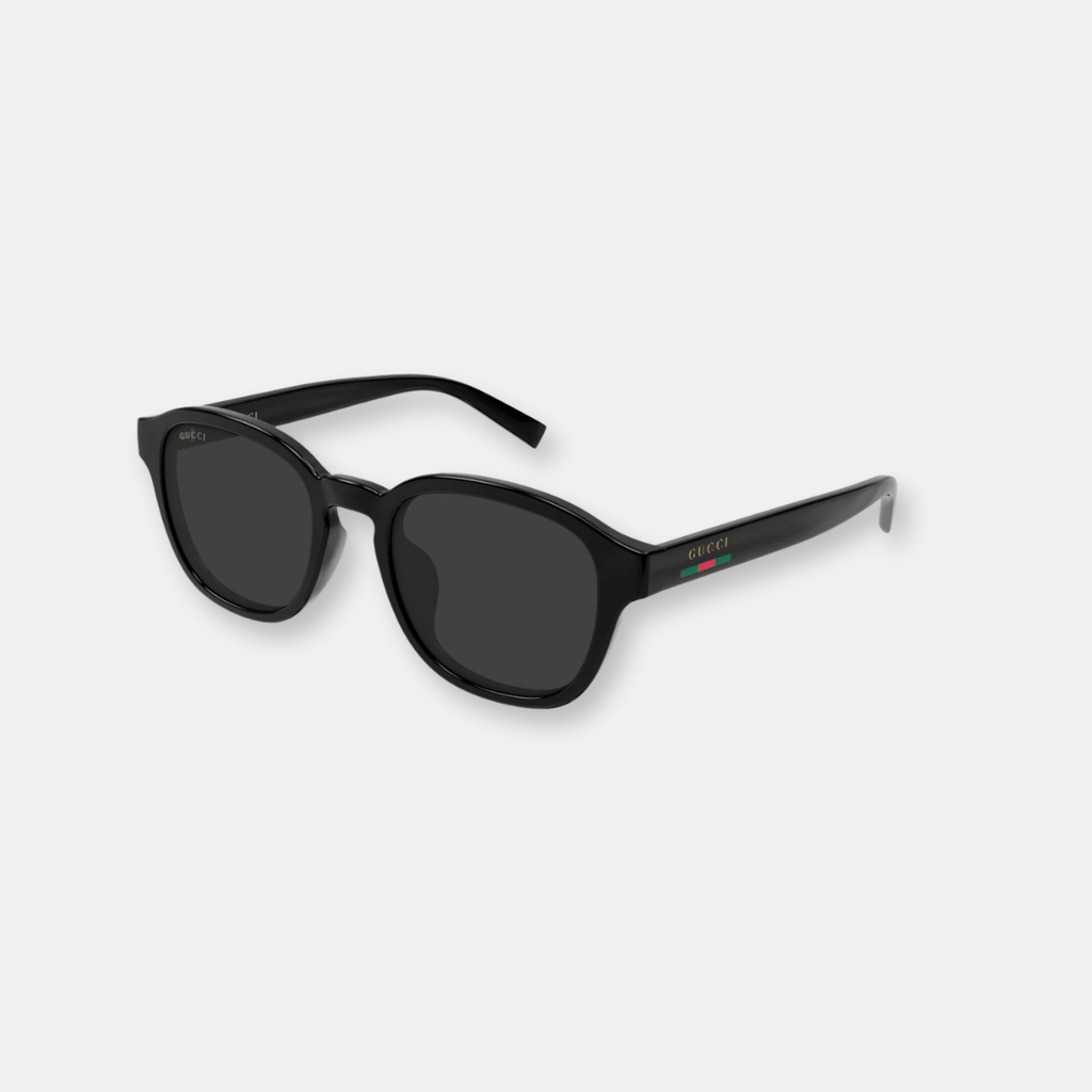 Gucci GG2109SK 001 Nero con Lenti Grigio | Occhiali da Sole Pantos Uomo
