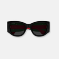 Gucci GG2115S 001 Nero Lucido | Occhiali da Sole Donna