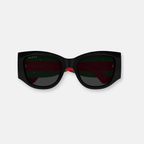 Gucci GG2115S 001 Nero Lucido | Occhiali da Sole Donna