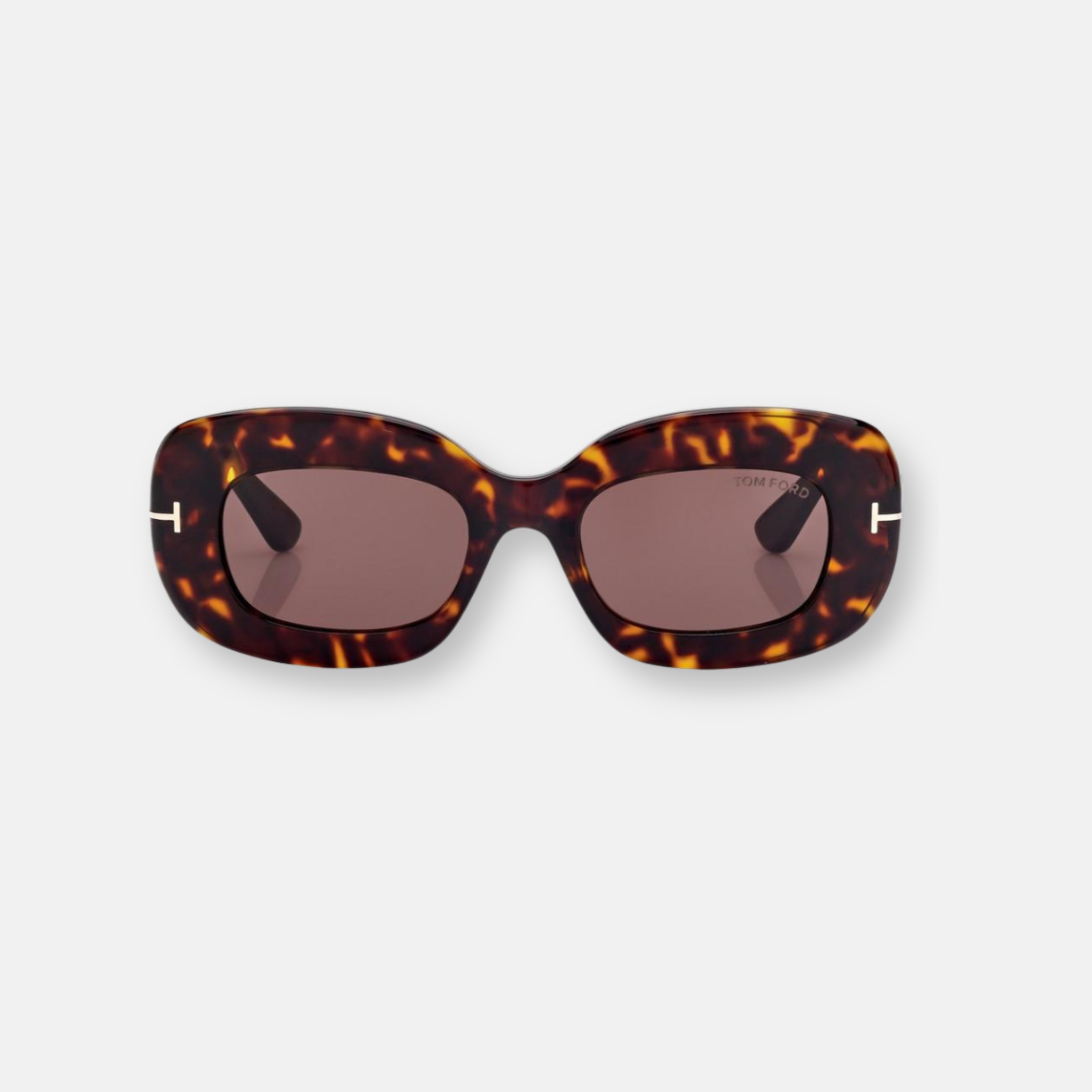Tom Ford Islay Dark Havana | Acetate Sunglasses with T Logo