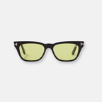 Tom Ford Penn Black lenti verdi | Occhiali da Sole in Acetato con Logo T