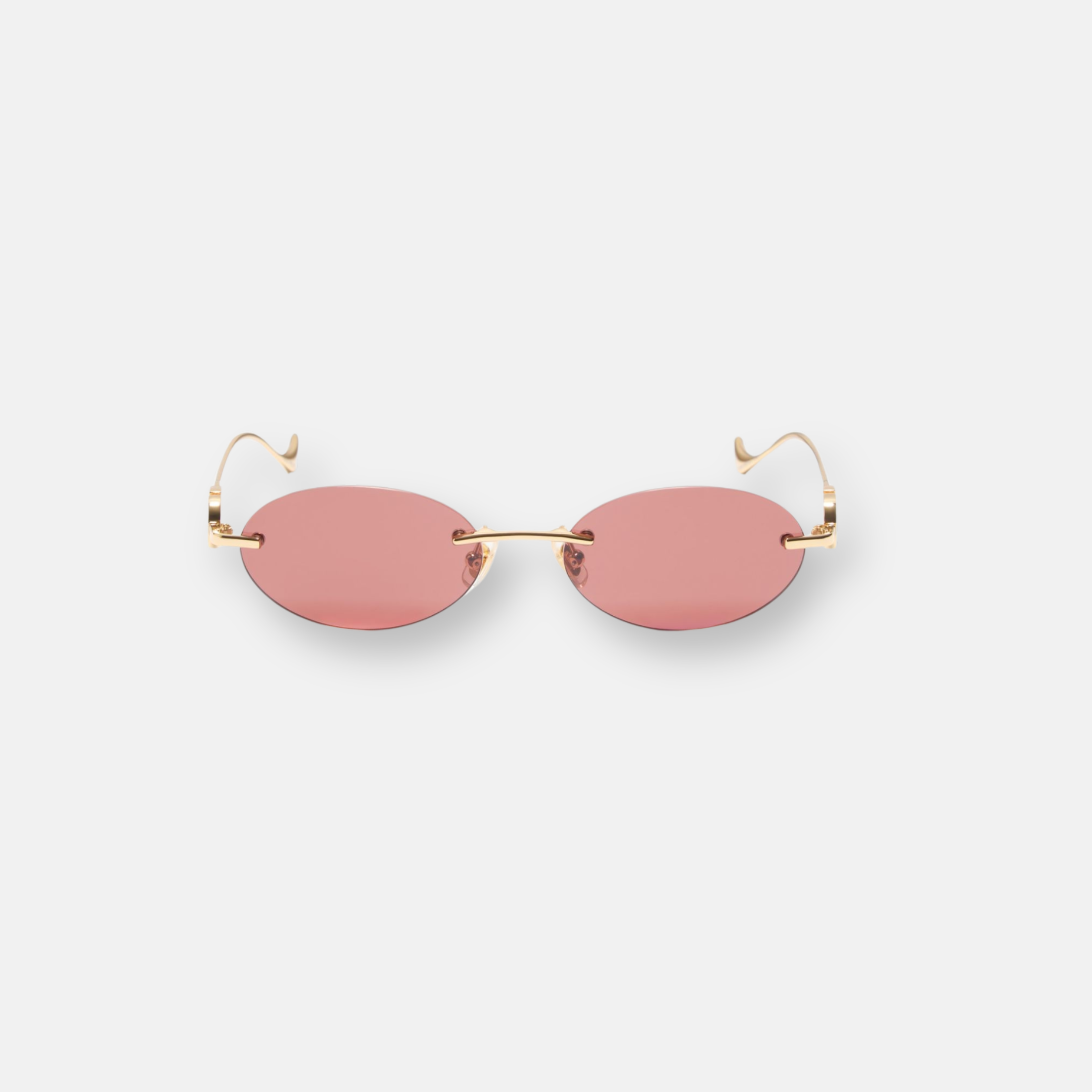 Valentino Occhiali da Sole Glasant in Metallo con VLogo | Design Ovale