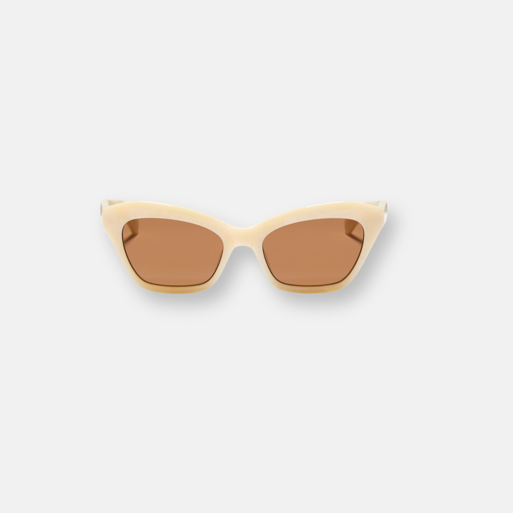 Valentino Occhiali da Sole Cat-Eye Avorio| VLogo Laccato