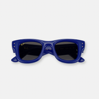 Ray-Ban Wayfarer Puffer occhiali da sole blu lucido lenti Ultra Black