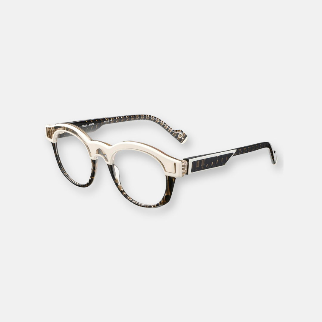 Etnia Barcelona GRAU WHBK 49 Bianco Grigio Nero | Occhiali da Vista in Acetato